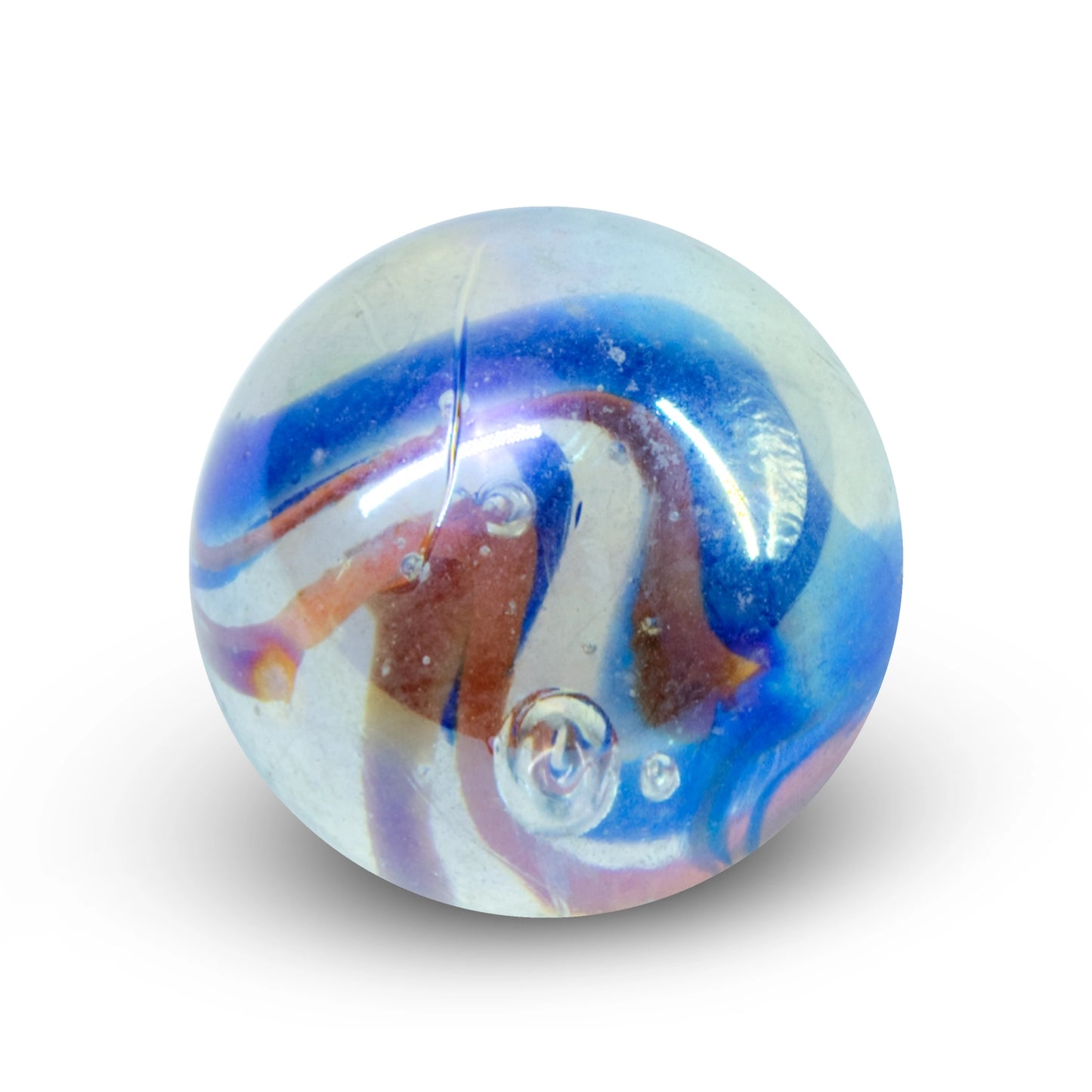 50mm Funfair Glass Marble "Toe Breaker"