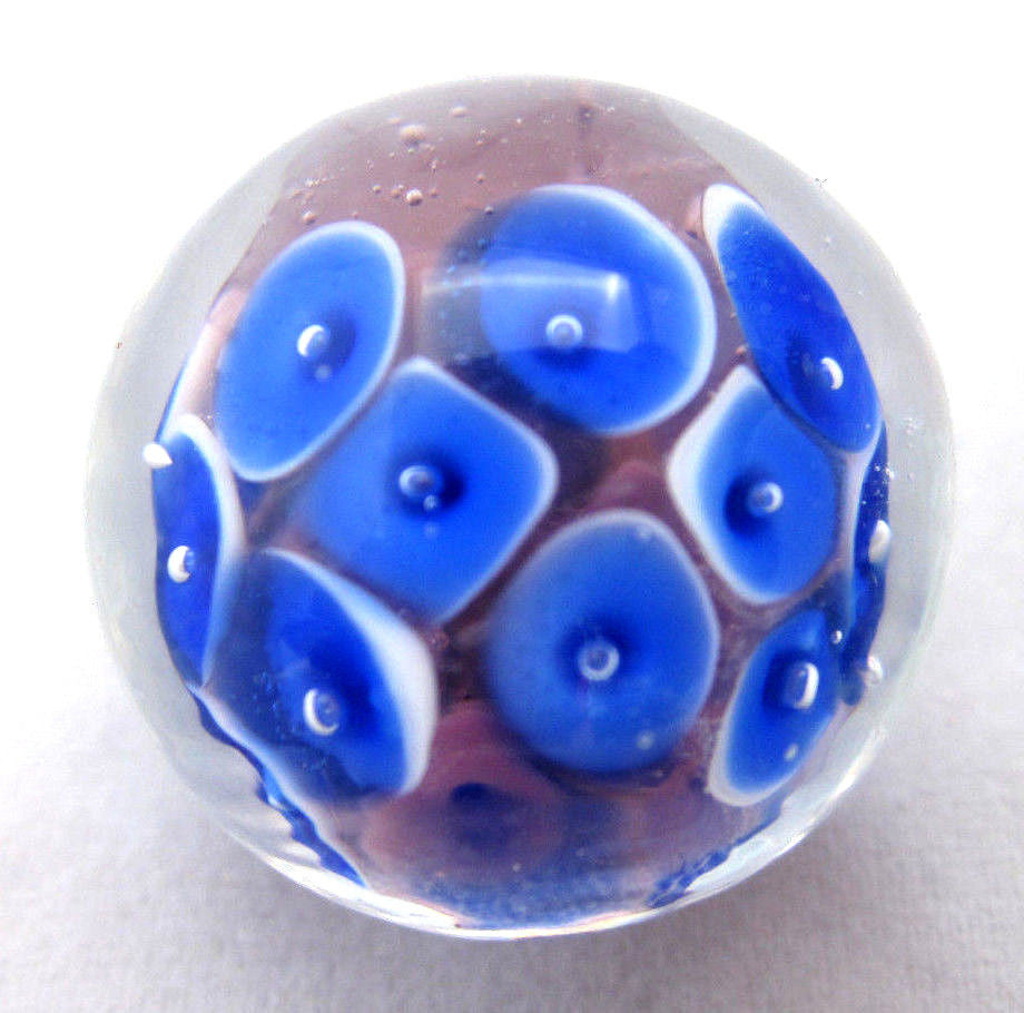 FROG SPAWN Handmade Art Glass Collector Marble~22mm