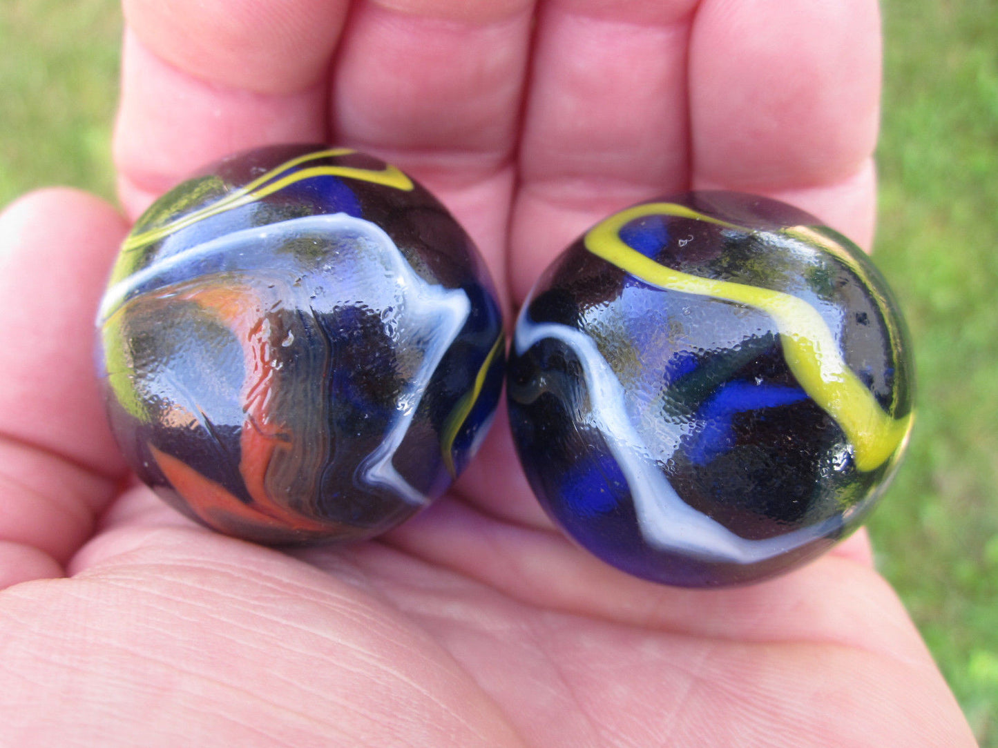 Big Game Toys 2pc MichelAngelo Glass Marbles