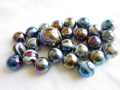 Big Game Toys 25pc Milky Way Glass Marbles