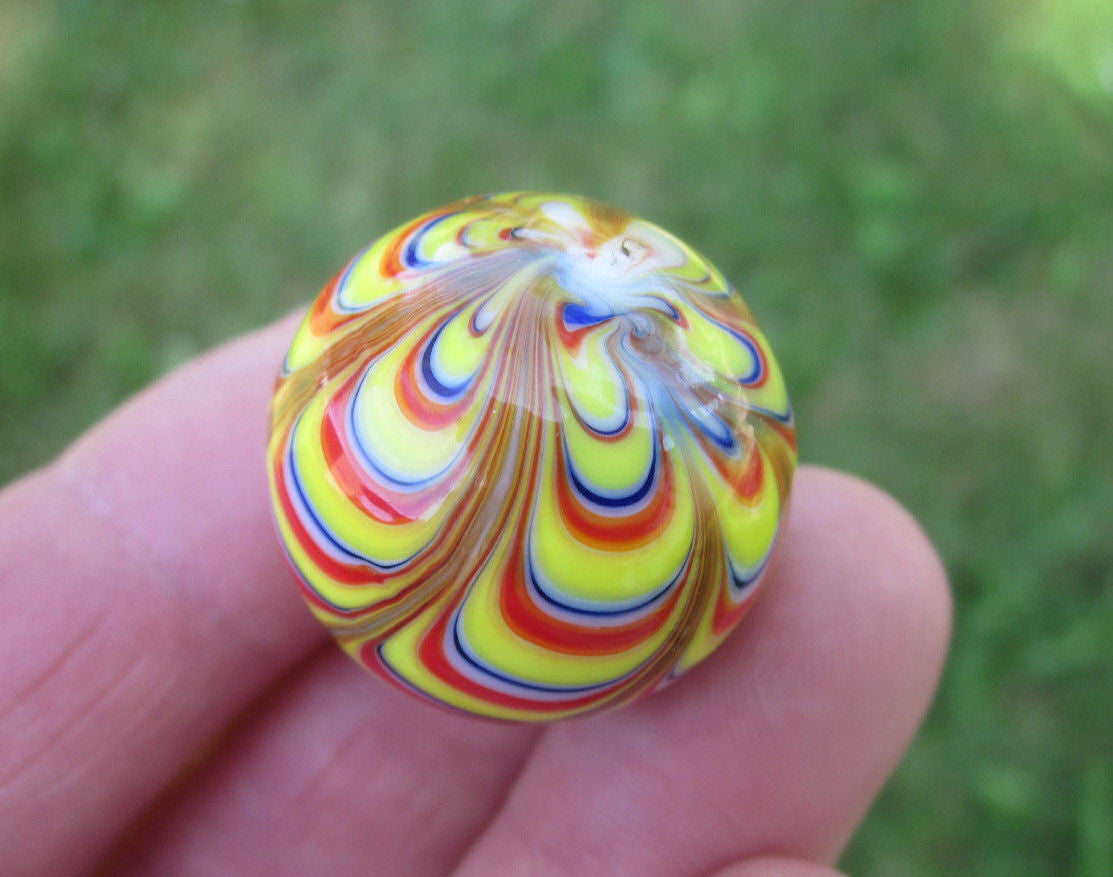 RAZZAMATAZZ Handmade Art Glass Collector Marble~25mm