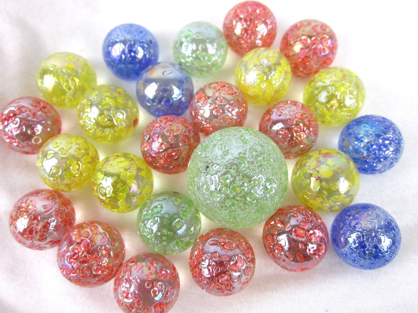 Big Game Toys 25pc Stardust Glass Marbles