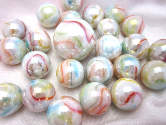 Big Game Toys 25pc Unicorn Glass Marbles